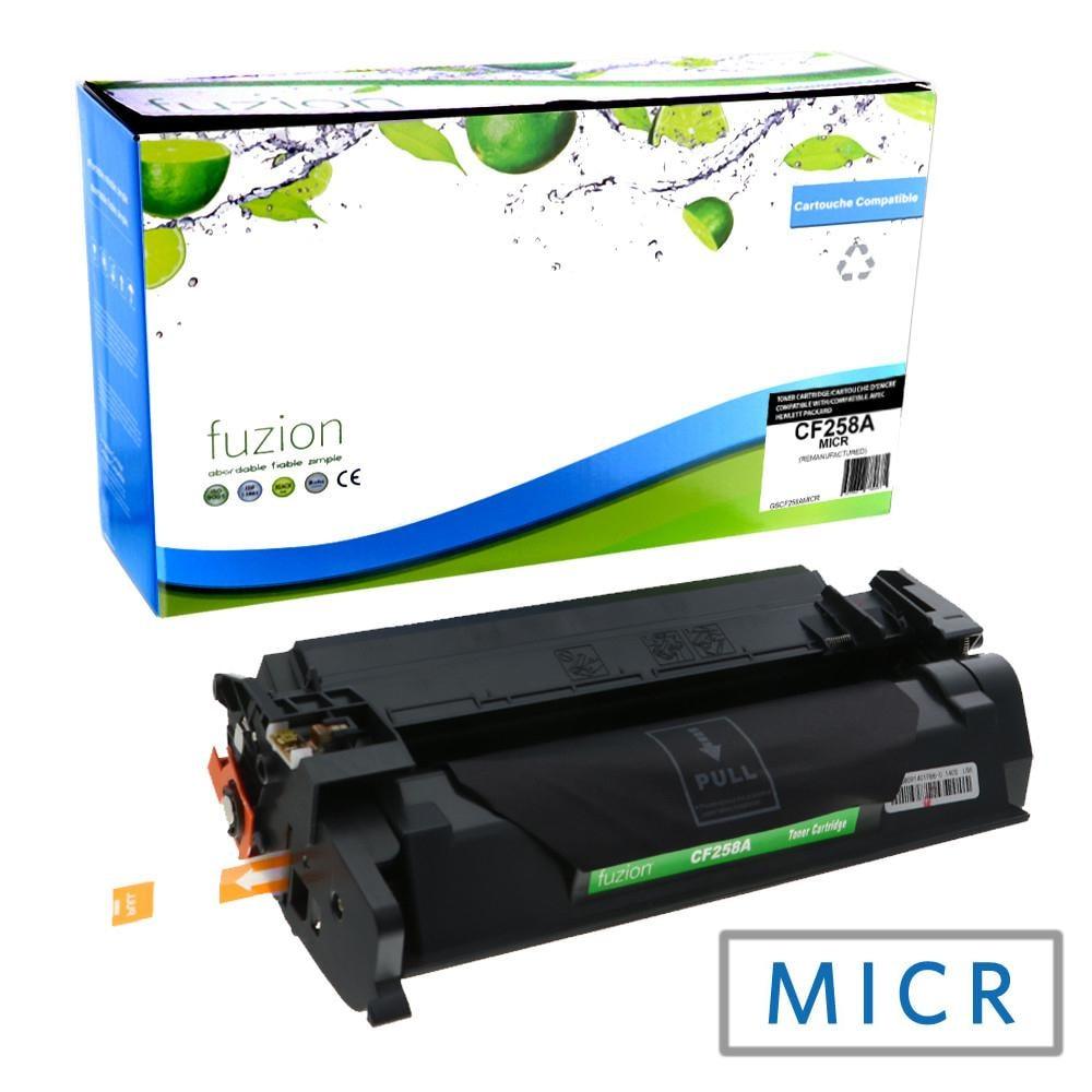 Fuzion Remanufactured MICR Cartridges for HP CF258A (58A) MICR