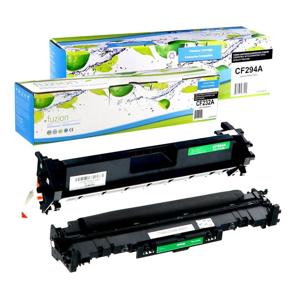 Fuzion HP CF294A (94A) / CF232A (32A) Compatible Toner & Drum Combo