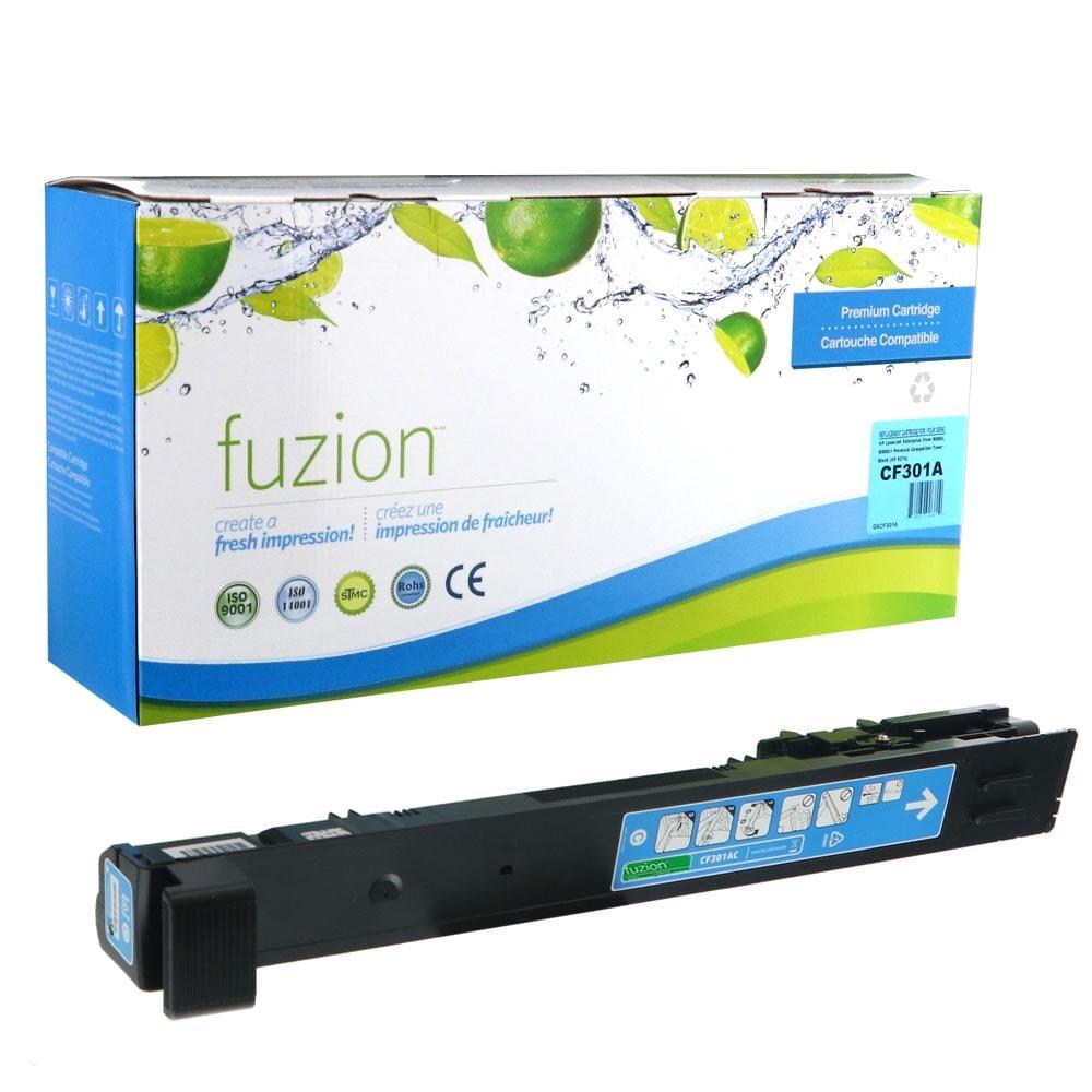 Fuzion Remanufactured Toner for HP CF301A (827A) - Cyan
