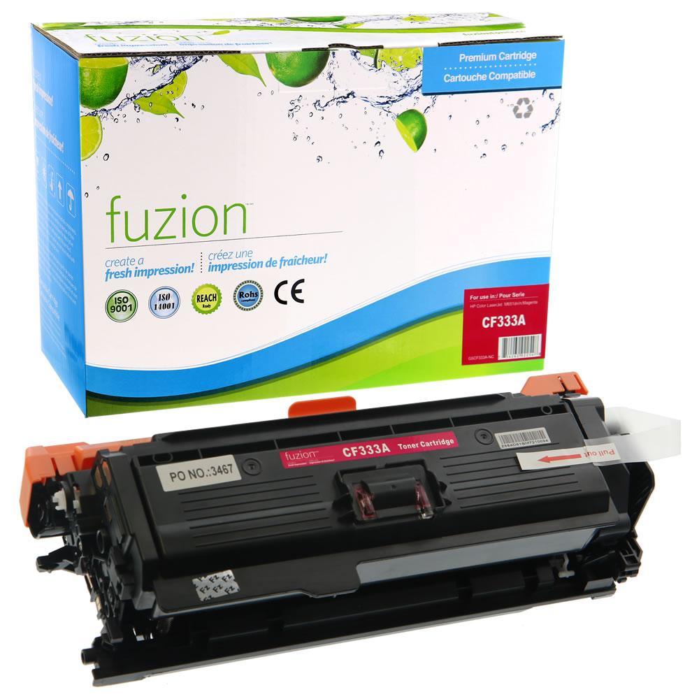 Fuzion Remanufactured Toner for HP CF333A (654A) - Magenta