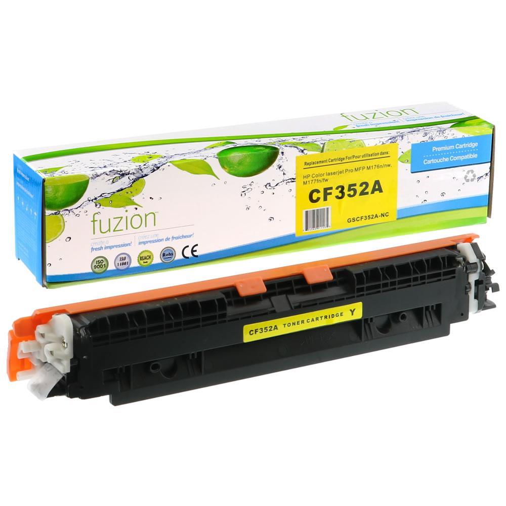 Fuzion New Compatible Toner for HP CF352A (130A) - Yellow