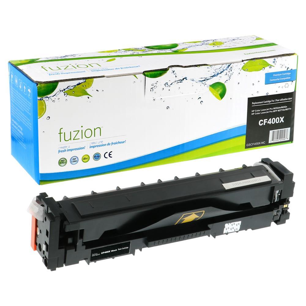 Fuzion New Compatible Toner for HP CF400X (201X) - Black