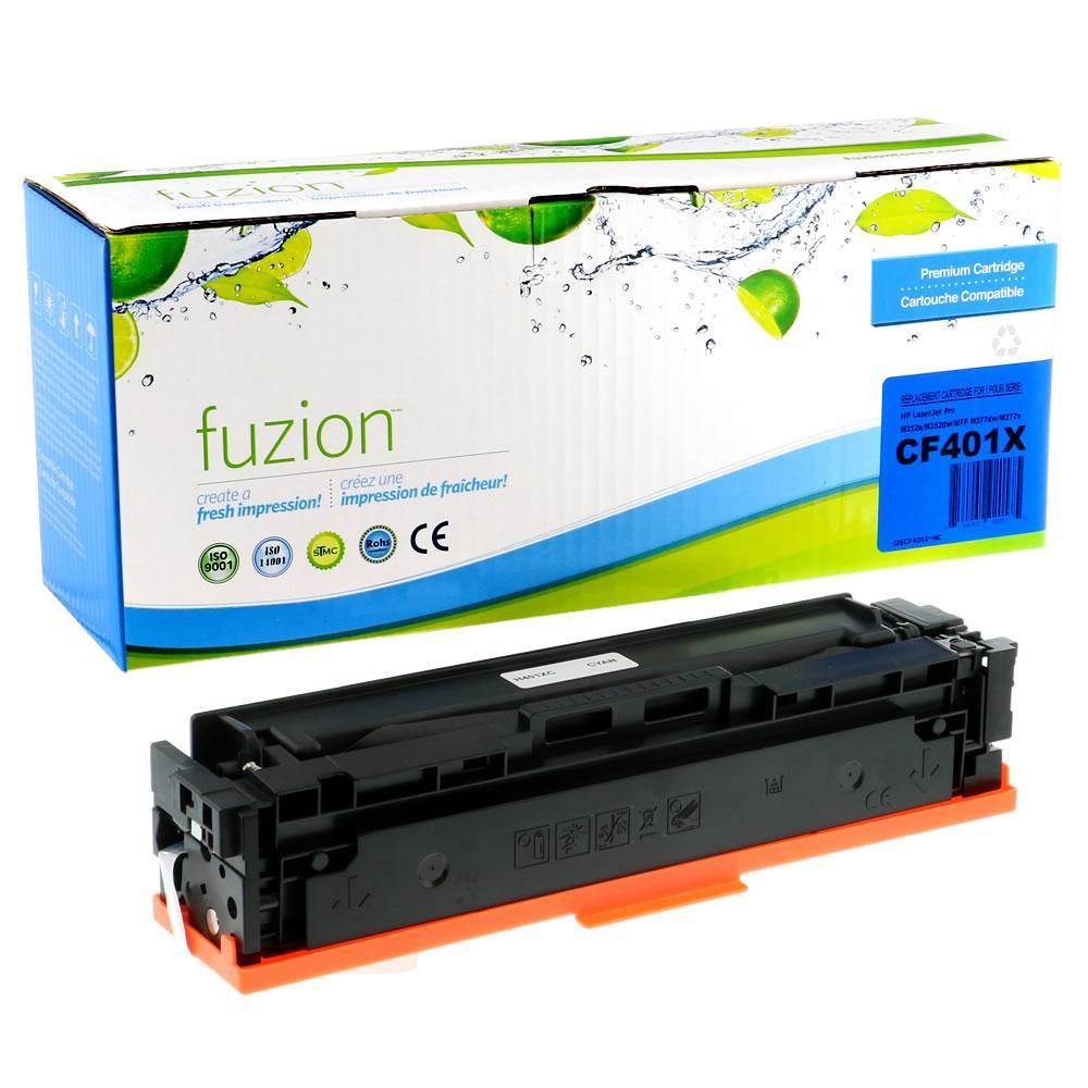 Fuzion New Compatible Toner for HP CF401X (201X) - Cyan