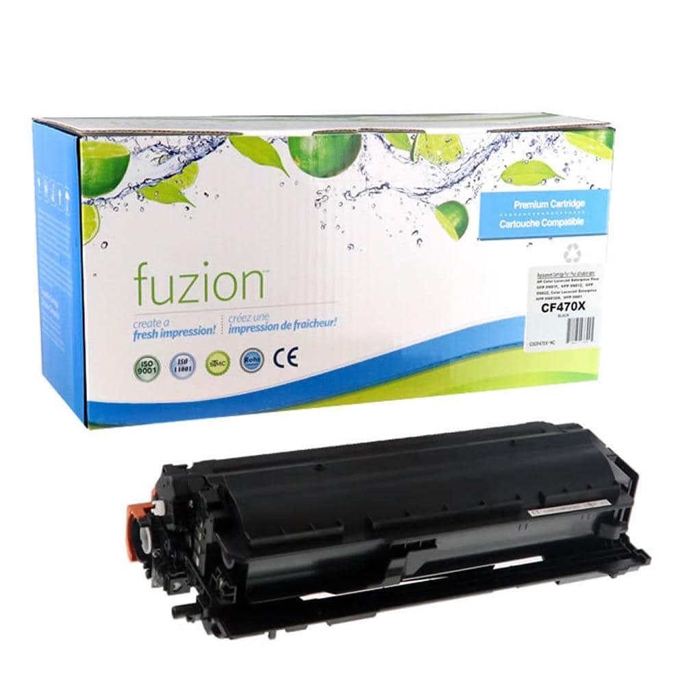 Fuzion New Compatible Toner for HP CF470X (657X) - Black