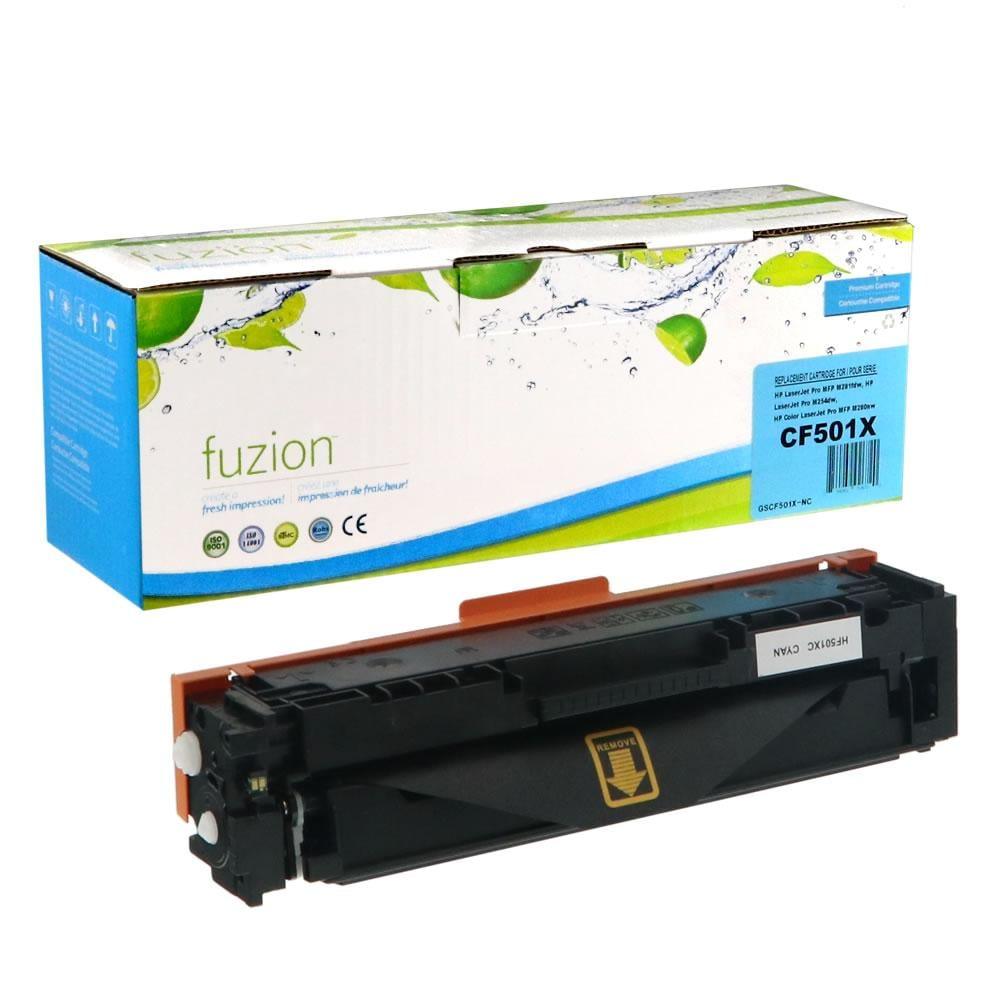 Fuzion New Compatible Toner for HP CF501X (202X) - Cyan