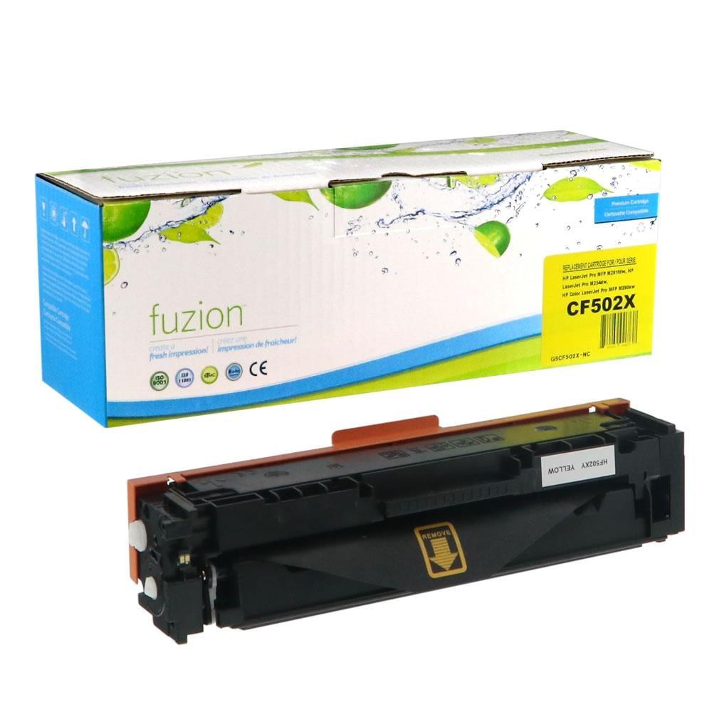 Fuzion New Compatible Toner for HP CF502X (202X) - Yellow