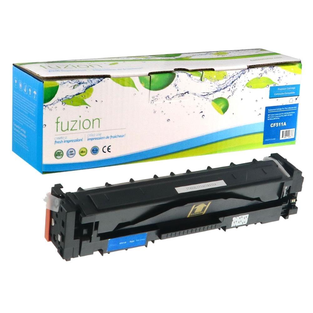 Fuzion New Compatible Toner for HP CF511A (204A) - Cyan