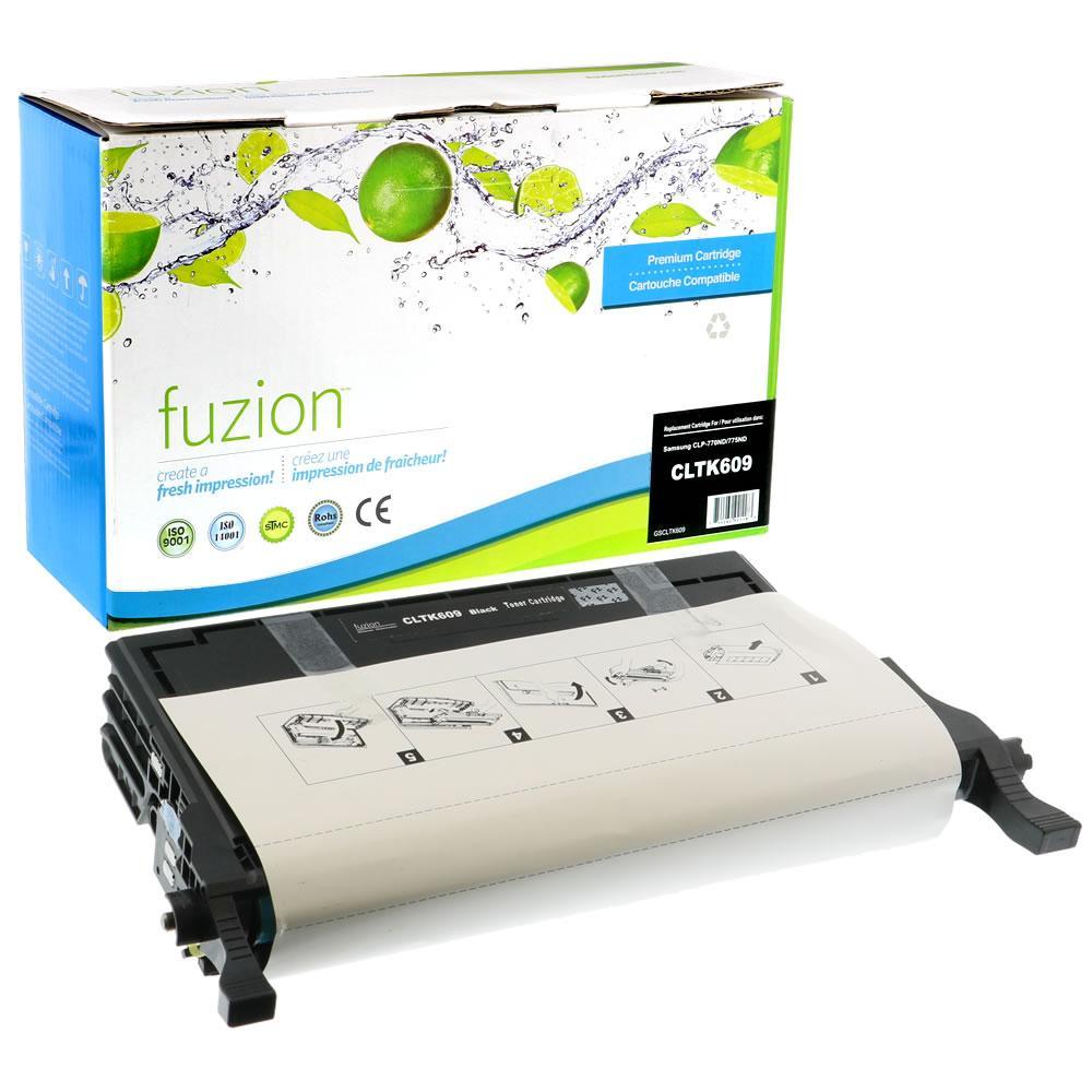 Fuzion Remanufactured Toner for Samsung CLTK609S - Black