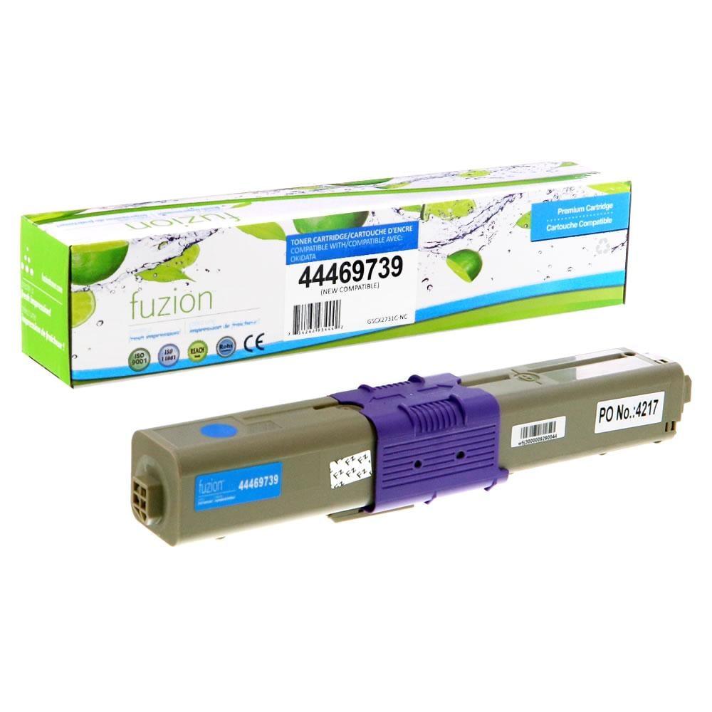 Fuzion New Compatible Toner for Okidata 44469739 - Cyan