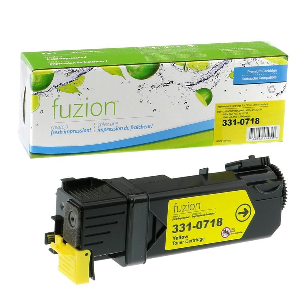 Fuzion New Compatible Toner for Dell 331-0718 - Yellow