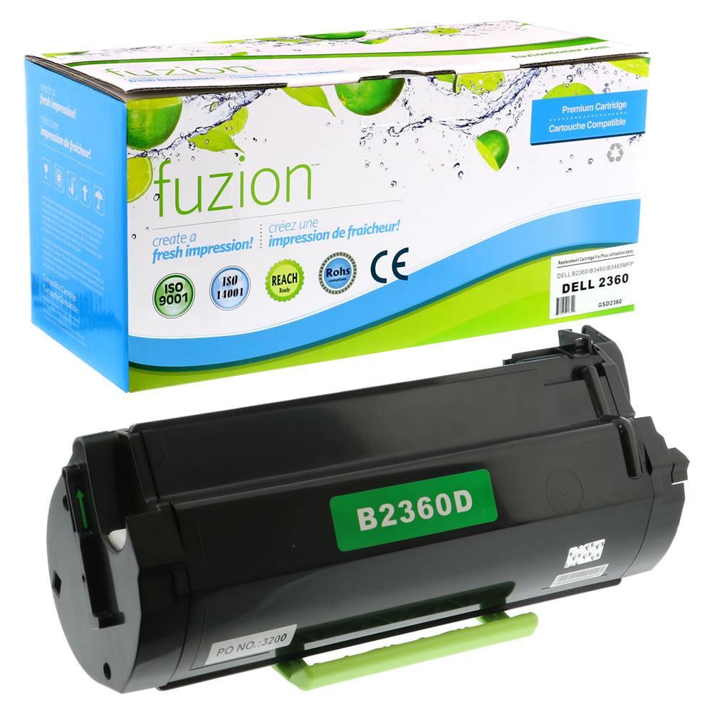 Fuzion Remanufactured Toner for Dell 331-9805 - Black