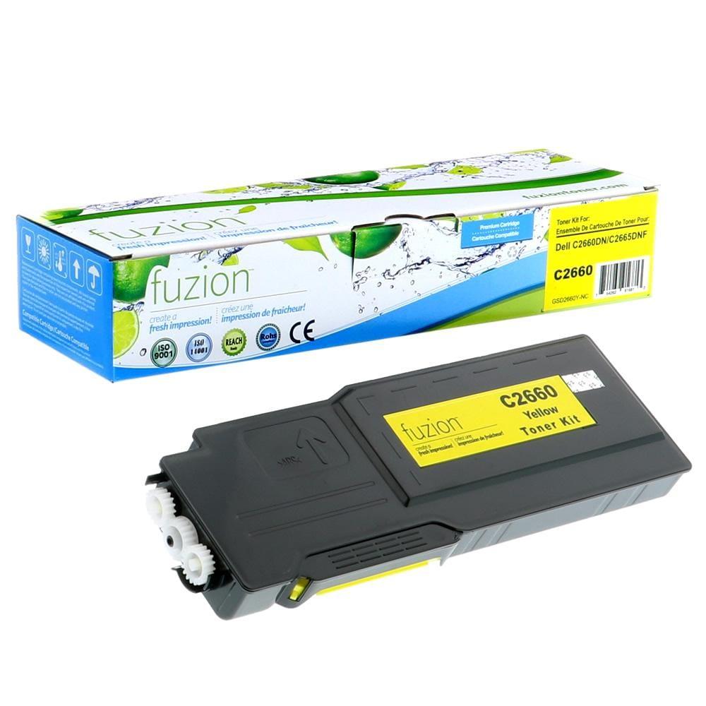 Fuzion New Compatible Toner for Dell 593-BBBR - Yellow
