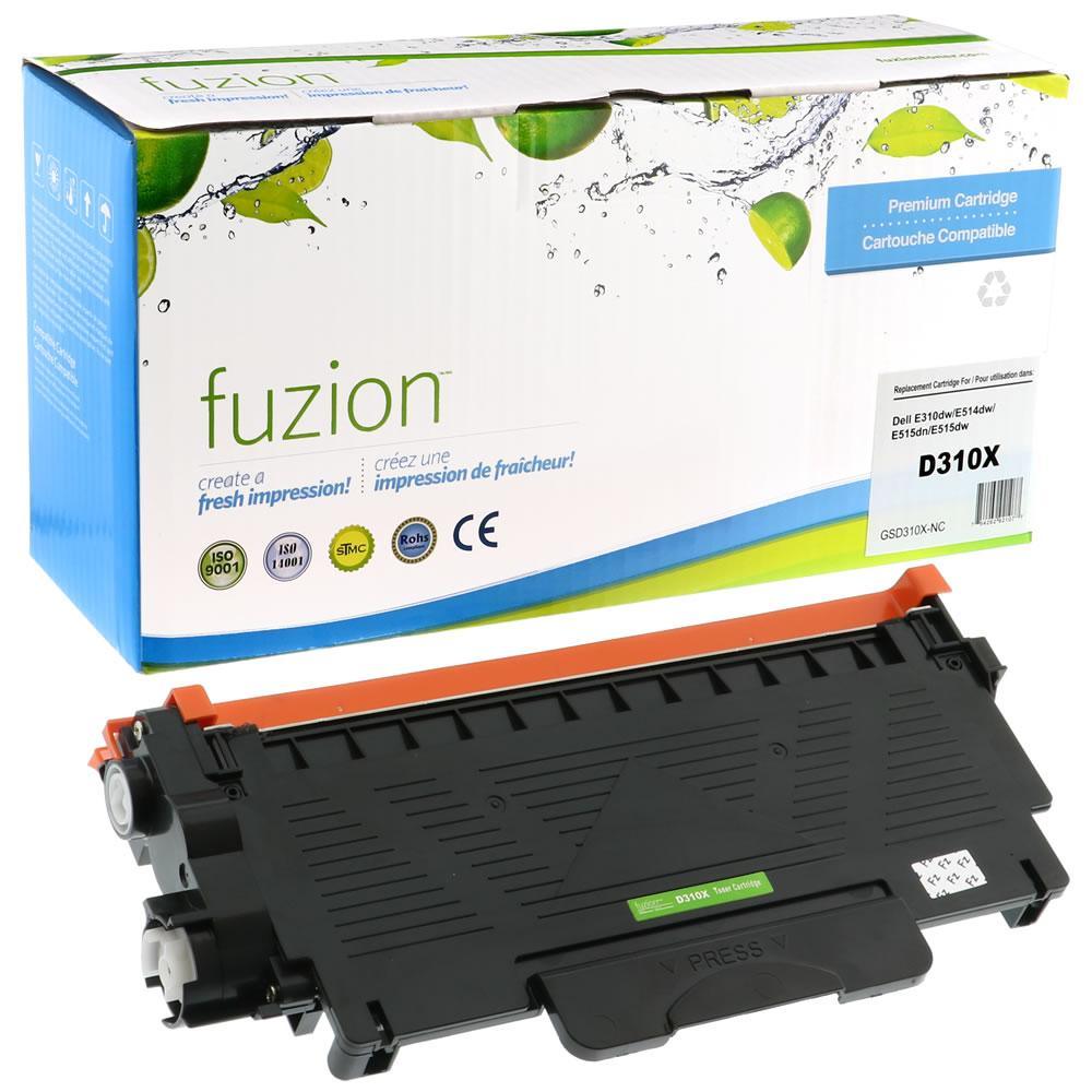 Fuzion New Compatible Toner for Dell 593-BBKD - Black