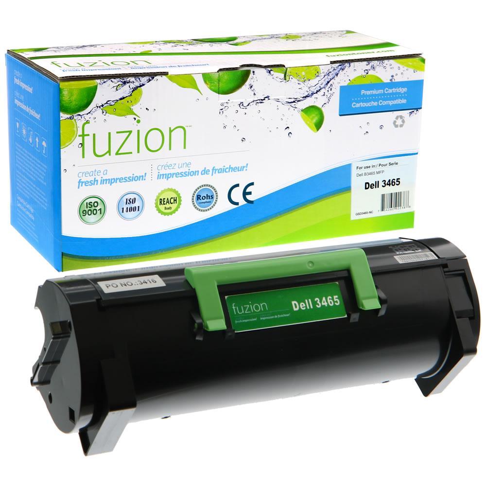 Fuzion Remanufactured Toner for Dell 332-0373 - Black