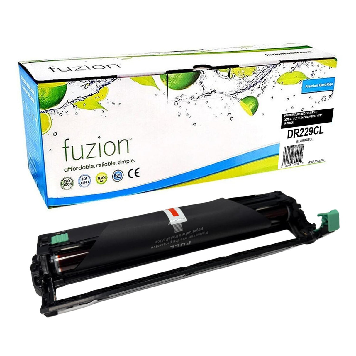 Brother DR229CL Compatible Drum Unit - Laser Print Technology - Black, Cyan, Yellow, Magenta - OEM - 1 / Each