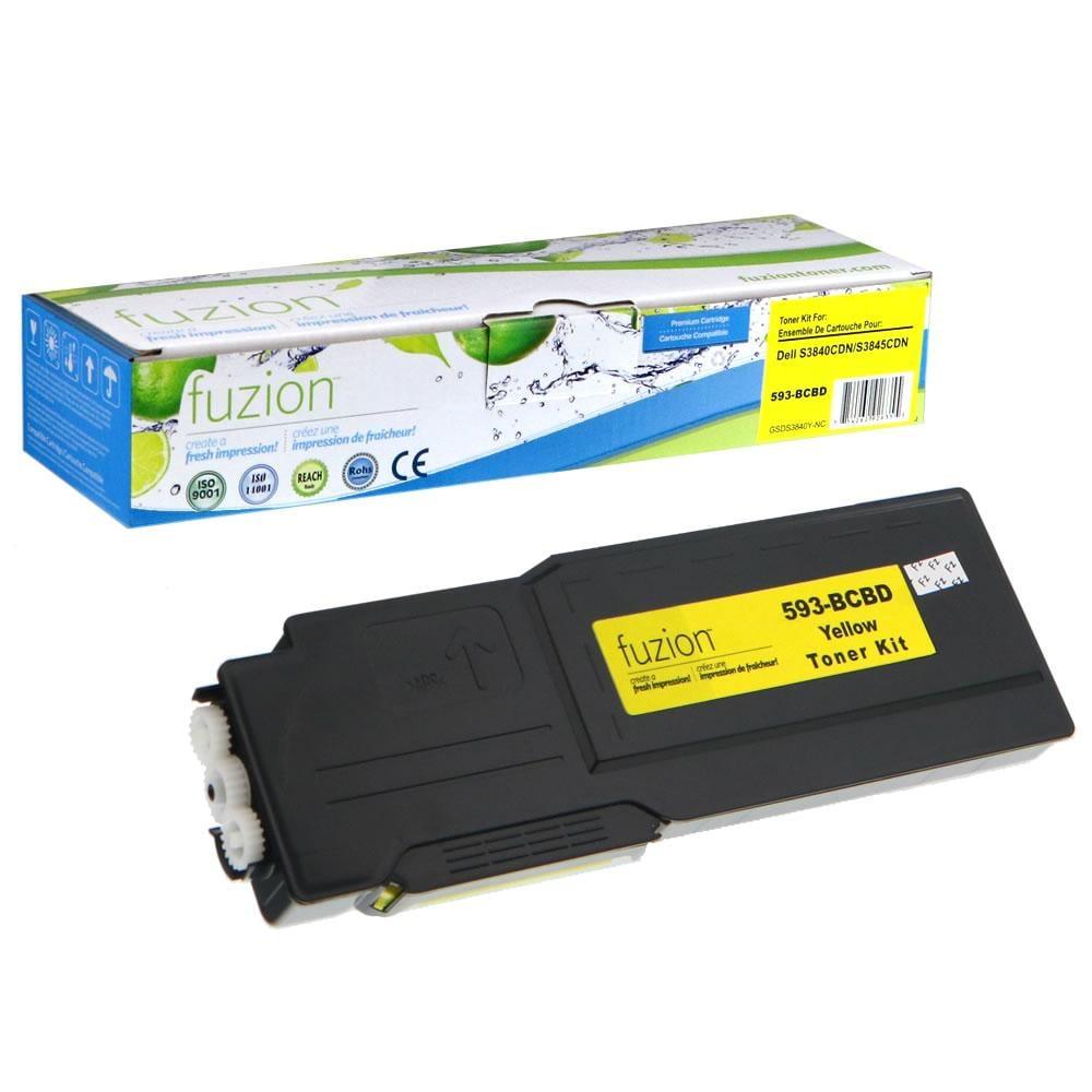 Fuzion New Compatible Toner for Dell 593-BCBD - Yellow