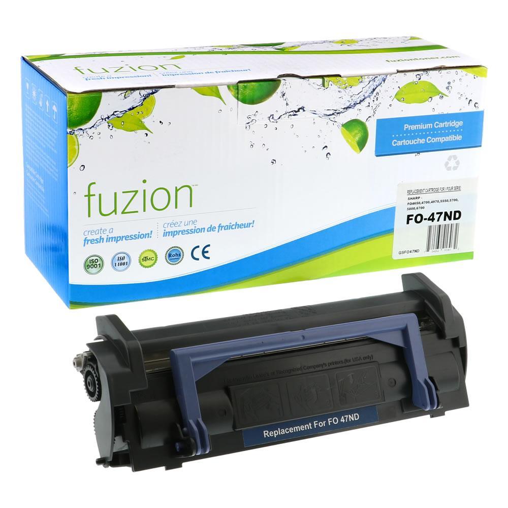 Fuzion Remanufactured Toner for Sharp FO47ND - Black