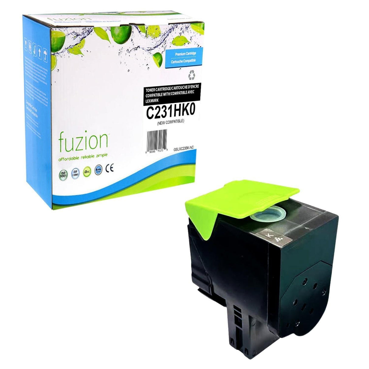 Fuzion New Compatible Toner for Lexmark C231HK0 - Black