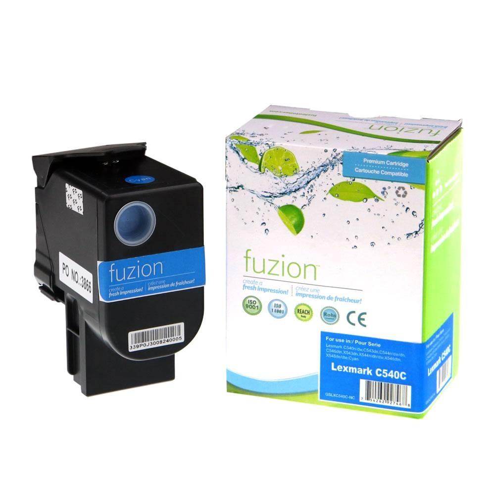 Fuzion New Compatible Toner for Lexmark C540H1CG - Cyan