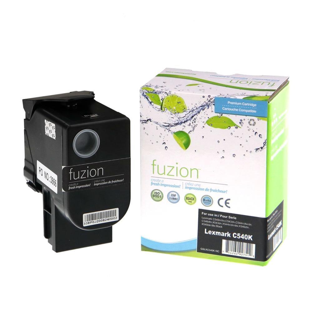 Fuzion New Compatible Toner for Lexmark C540H1KG - Black
