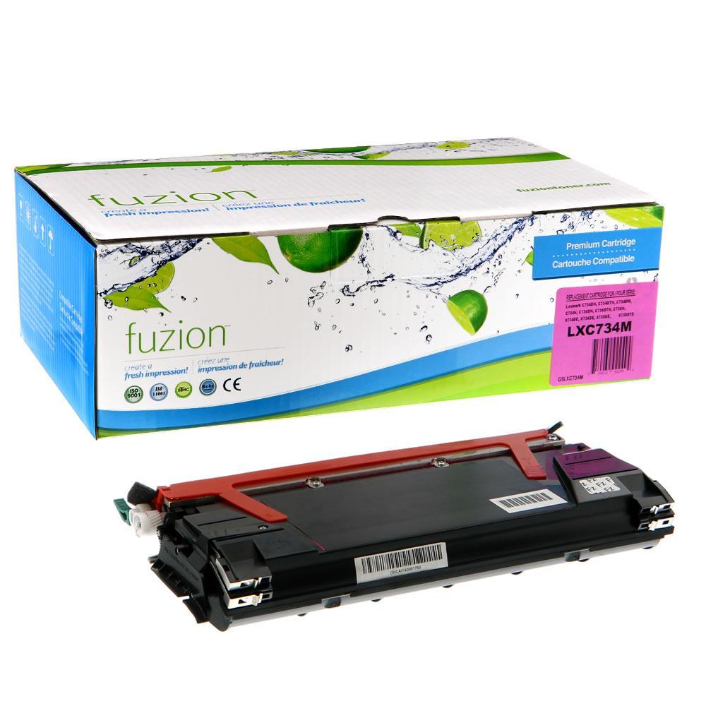 Fuzion Remanufactured Toner for Lexmark C734A1MG - Magenta