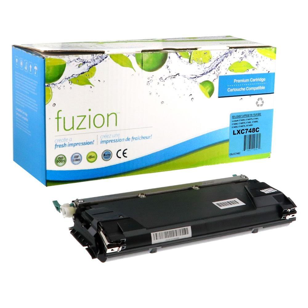 Fuzion Remanufactured Toner for Lexmark C748H1CG - Cyan