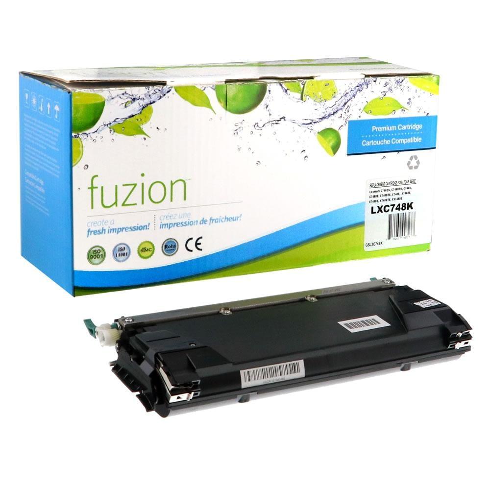 Fuzion Remanufactured Toner for Lexmark C746H1KG - Black