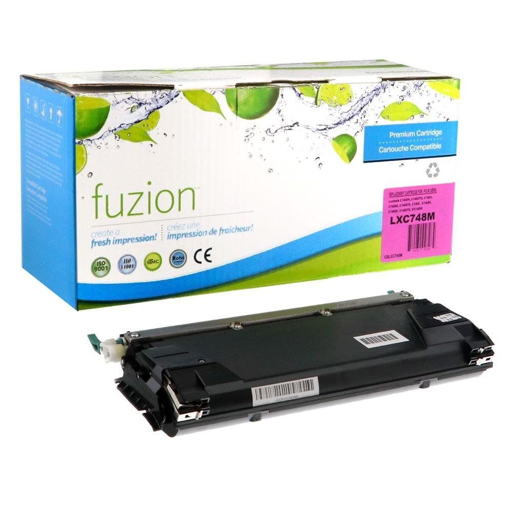 Fuzion Remanufactured Toner for Lexmark C748H1MG - Magenta