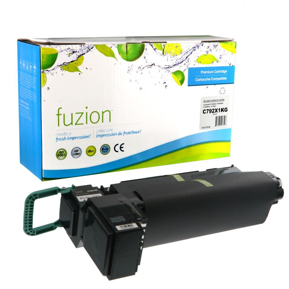 Fuzion Remanufactured Toner for Lexmark C792X1KG - Black