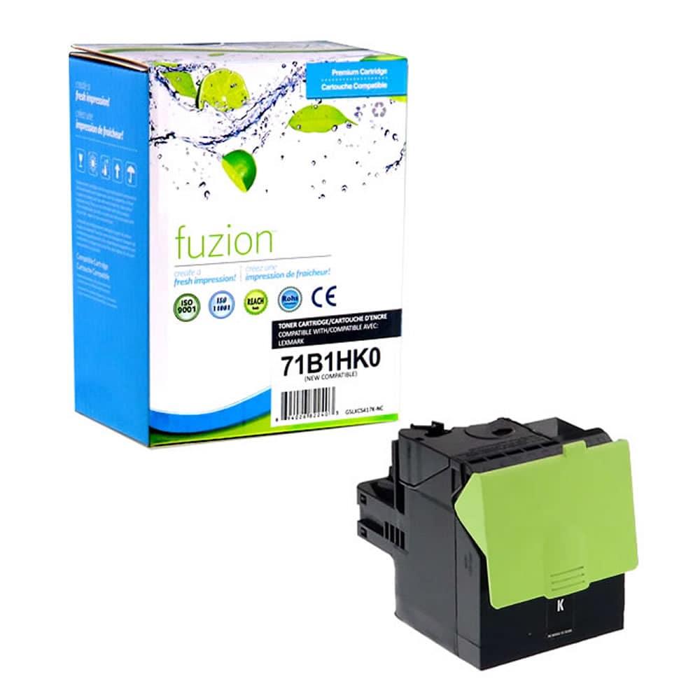Fuzion New Compatible Toner for Lexmark 71B1HK0 - Black