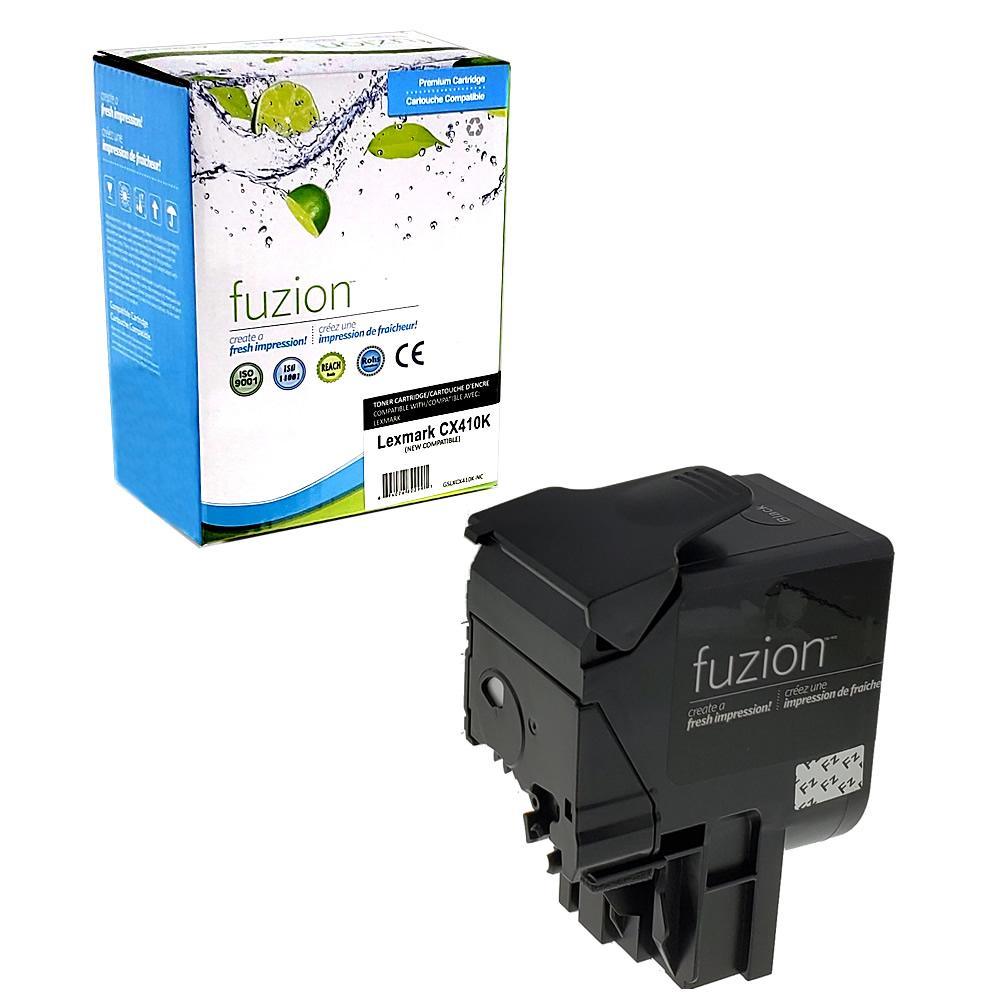 Fuzion New Compatible Toner for Lexmark 80C1HK0 - Black