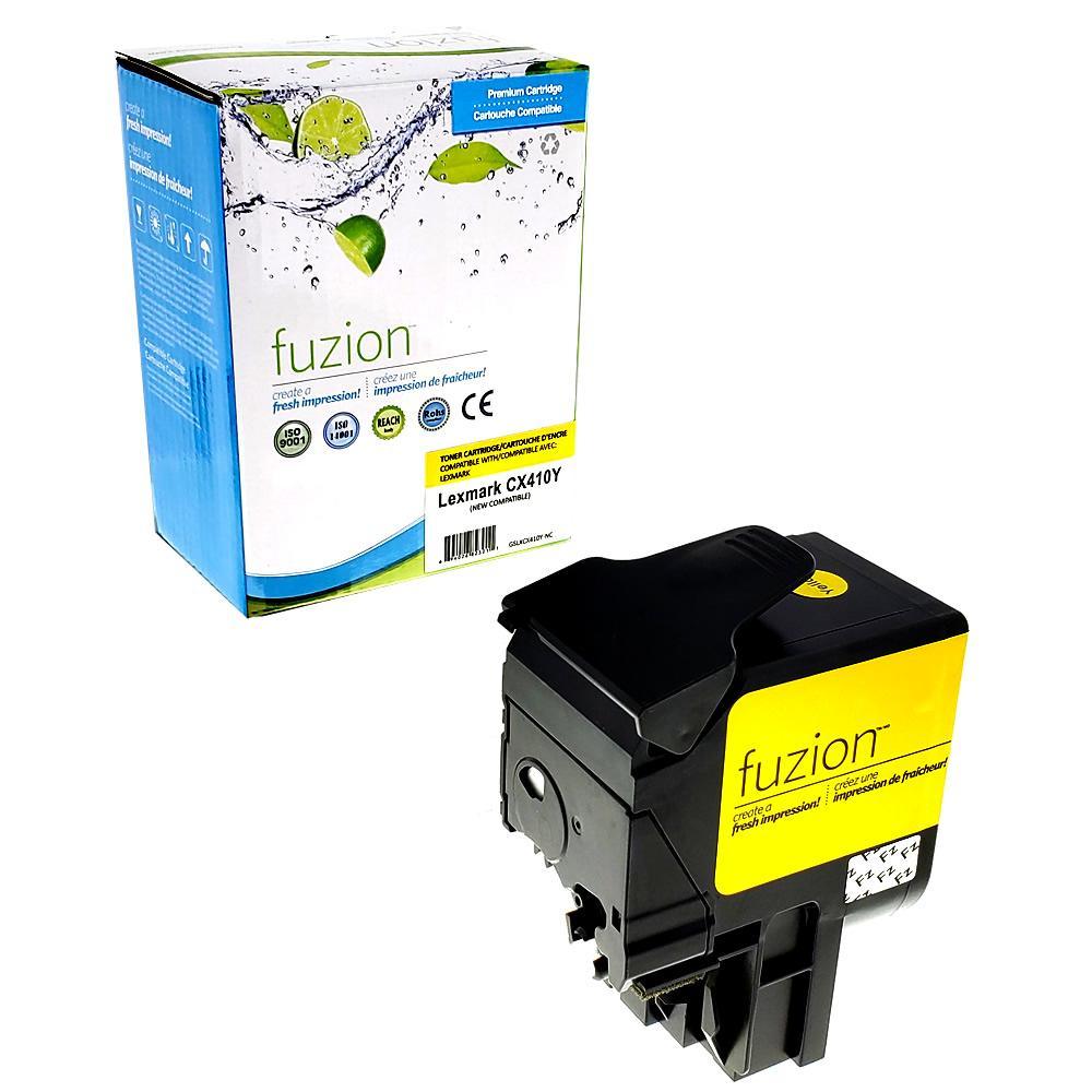 Fuzion New Compatible Toner for Lexmark 80C1HY0 - Yellow