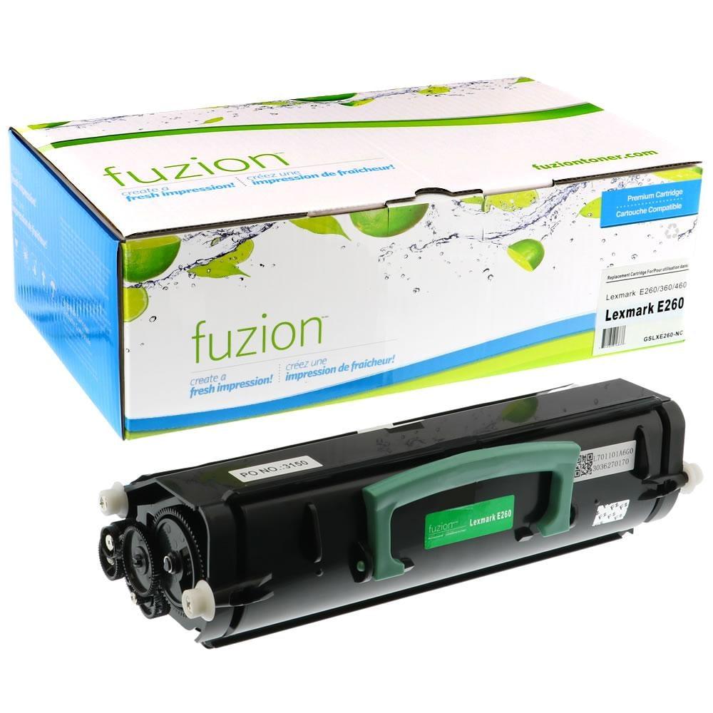 Fuzion New Compatible Toner for Lexmark E260A11A - Black