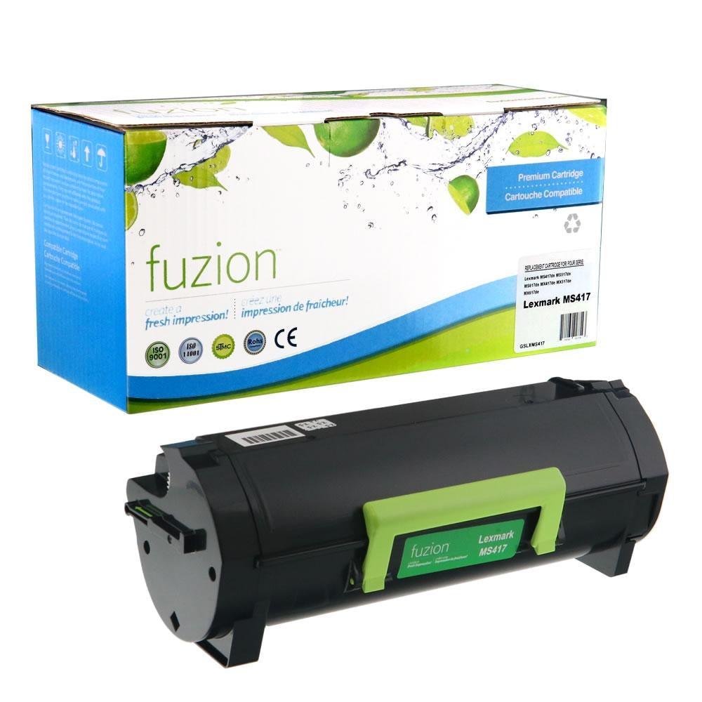 Fuzion Remanufactured Toner for Lexmark 51B1H00 - Black