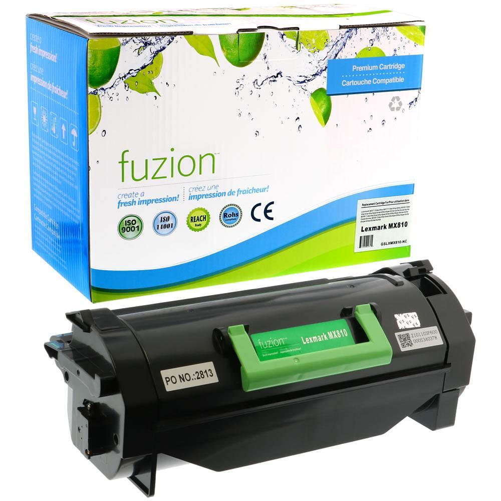 Fuzion New Compatible Toner for Lexmark 62D1H00 - Black