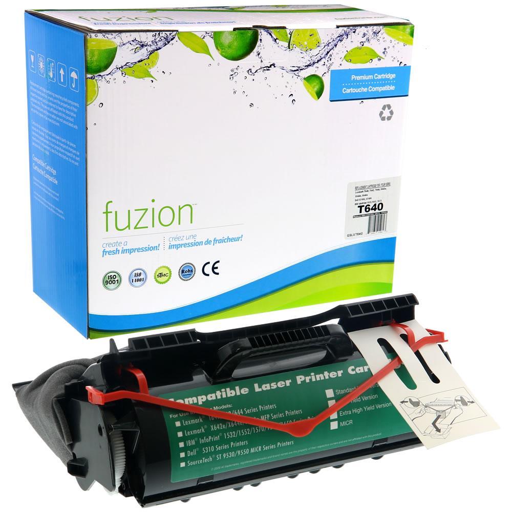 Fuzion Remanufactured Toner for Lexmark 64035HA - Black