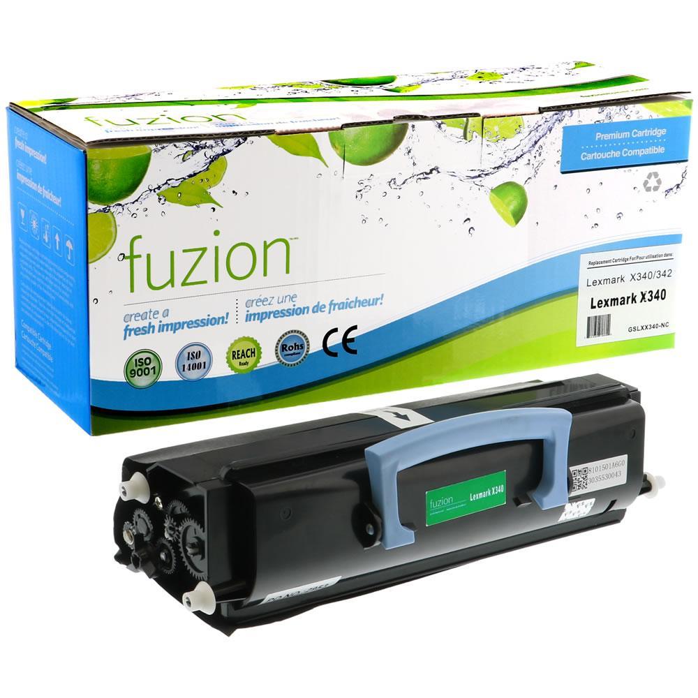 Fuzion New Compatible Toner for Lexmark X340A11G - Black