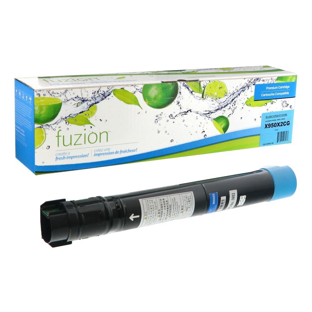 Fuzion New Compatible Toner for Lexmark X950X2CG - Cyan