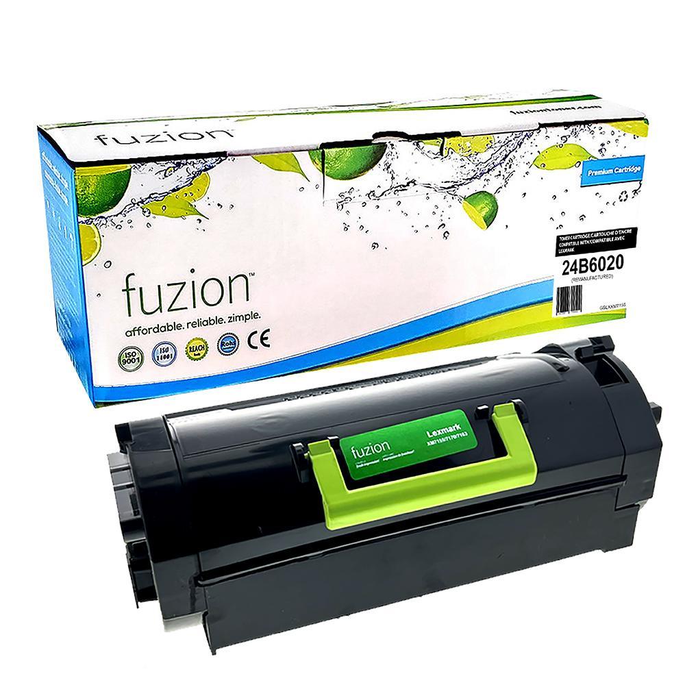 Fuzion Remanufactured Toner for Lexmark 24B6020