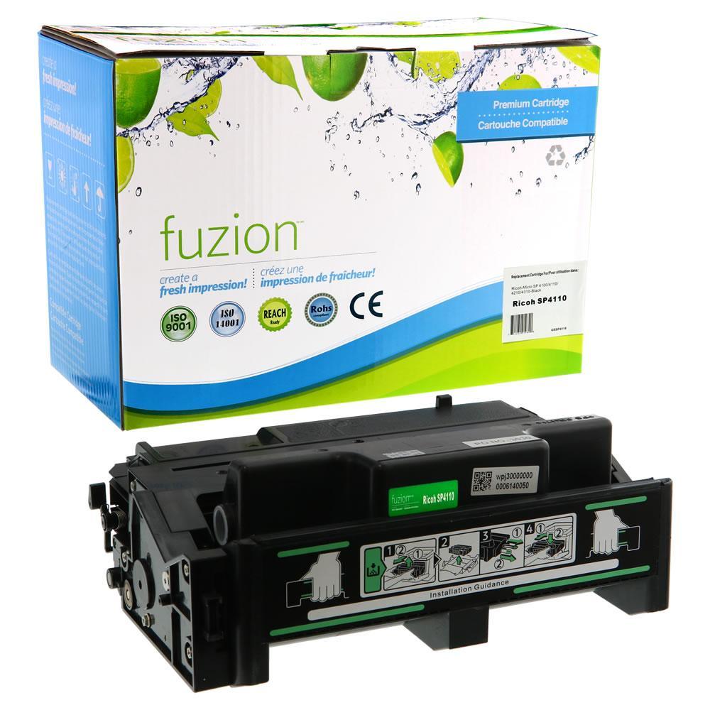 Fuzion Remanufactured Toner for Ricoh 402809 - Black
