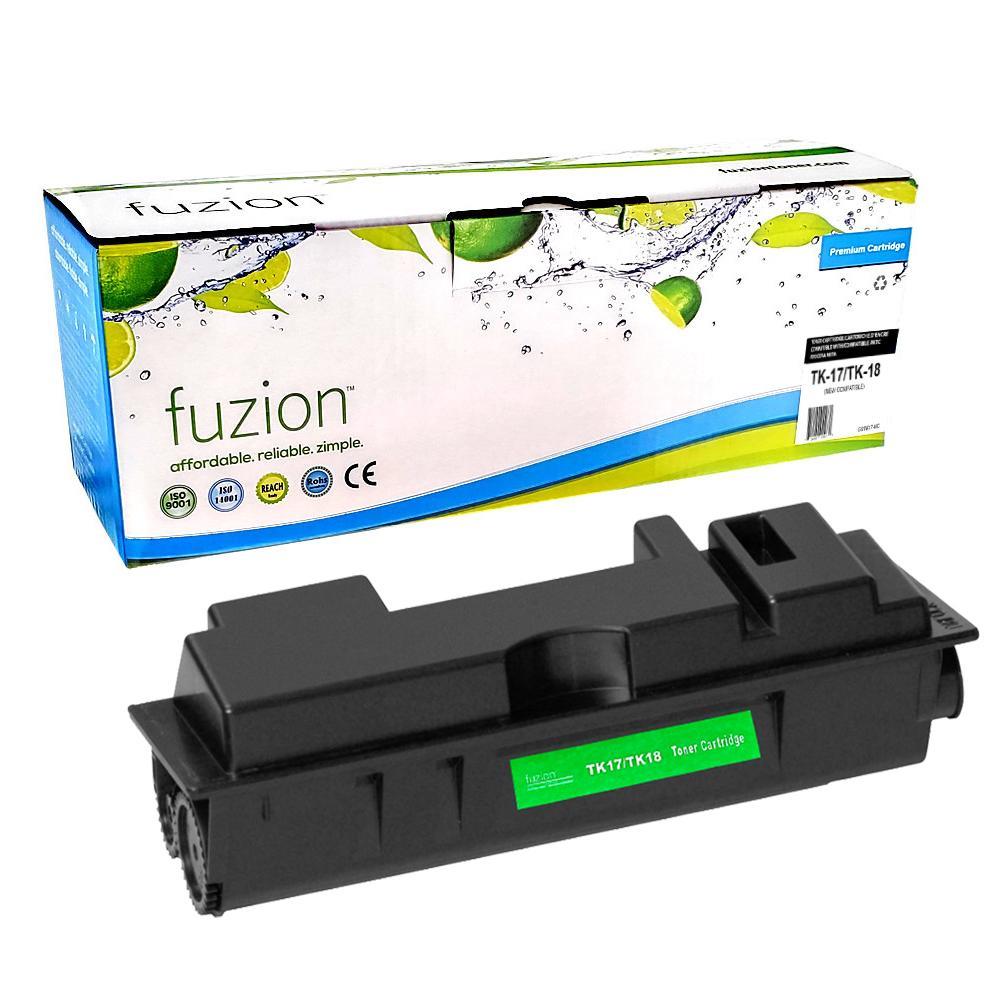 Fuzion New Compatible Toner for Kyocera Mita TK-17/TK-18 - Black