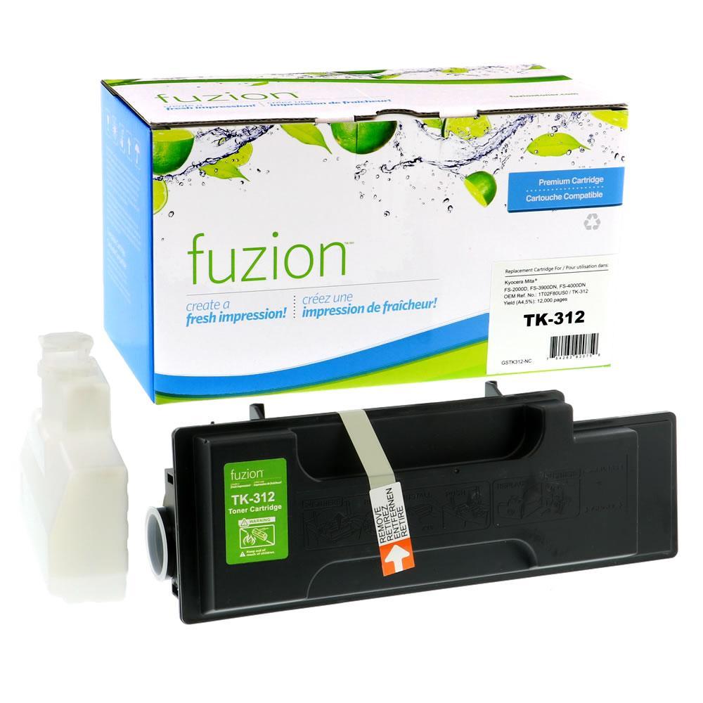 Fuzion New Compatible Toner for Kyocera Mita TK-312 - Black