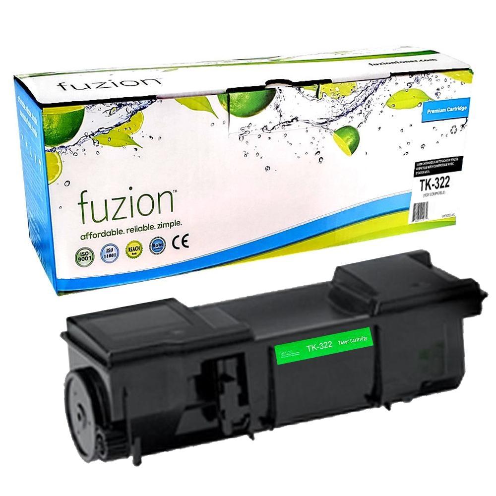 Fuzion New Compatible Toner for Kyocera Mita TK-322 - Black