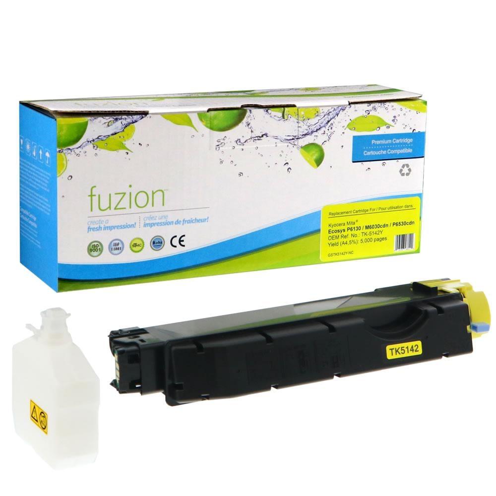 Fuzion New Compatible Toner for Kyocera TK-5142Y - Yellow
