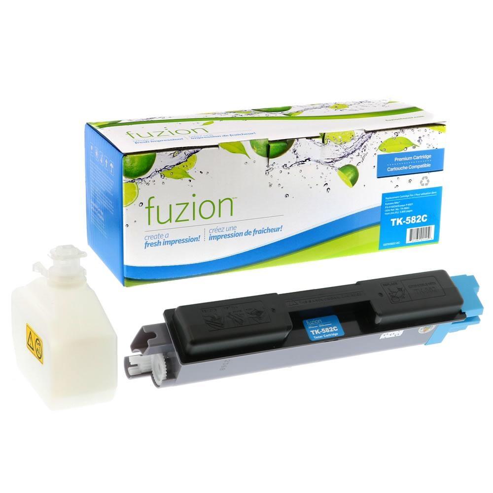 Fuzion New Compatible Toner for Kyocera TK-582C - Cyan