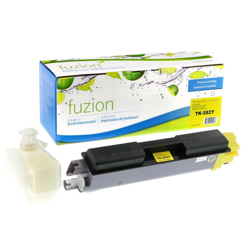 Fuzion New Compatible Toner for Kyocera TK-582Y - Yellow