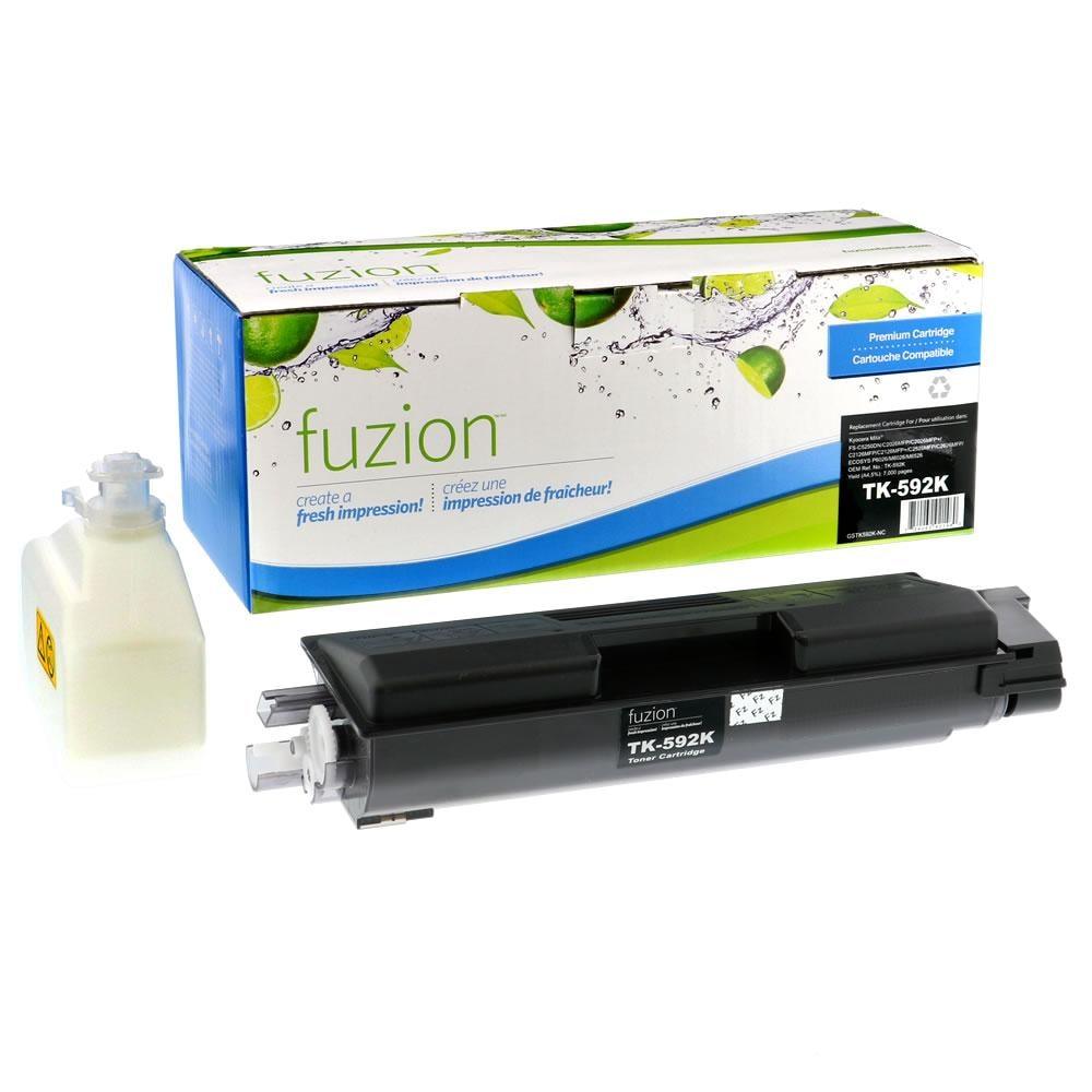 Fuzion New Compatible Toner for Kyocera TK-592K - Black