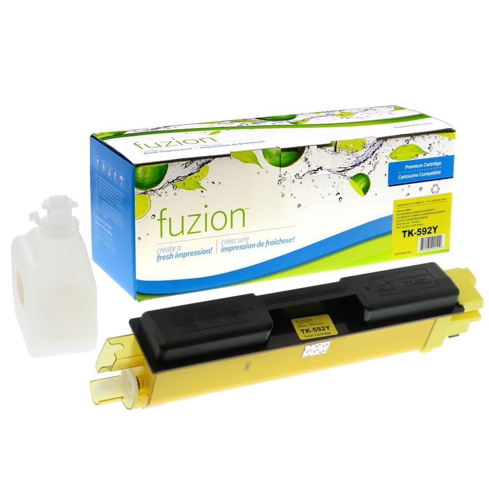 Fuzion New Compatible Toner for Kyocera TK-592Y - Yellow