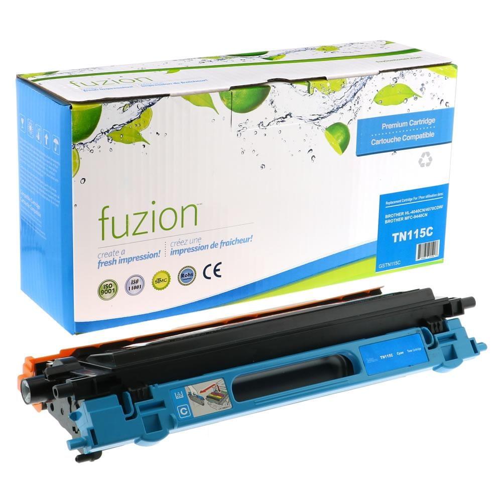 Fuzion Remanufactured Toner for Brother TN115C - Cyan