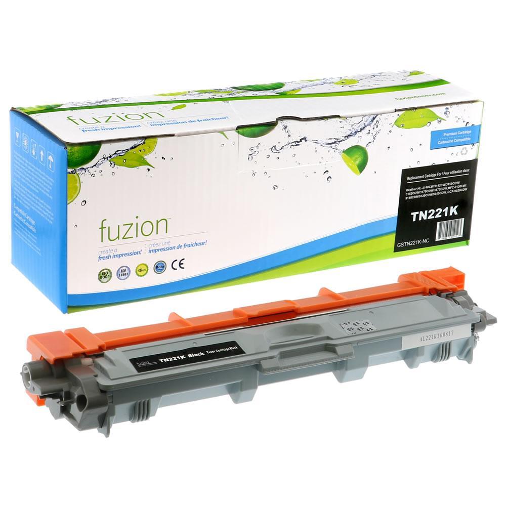 Fuzion New Compatible Toner for Brother TN221BK - Black